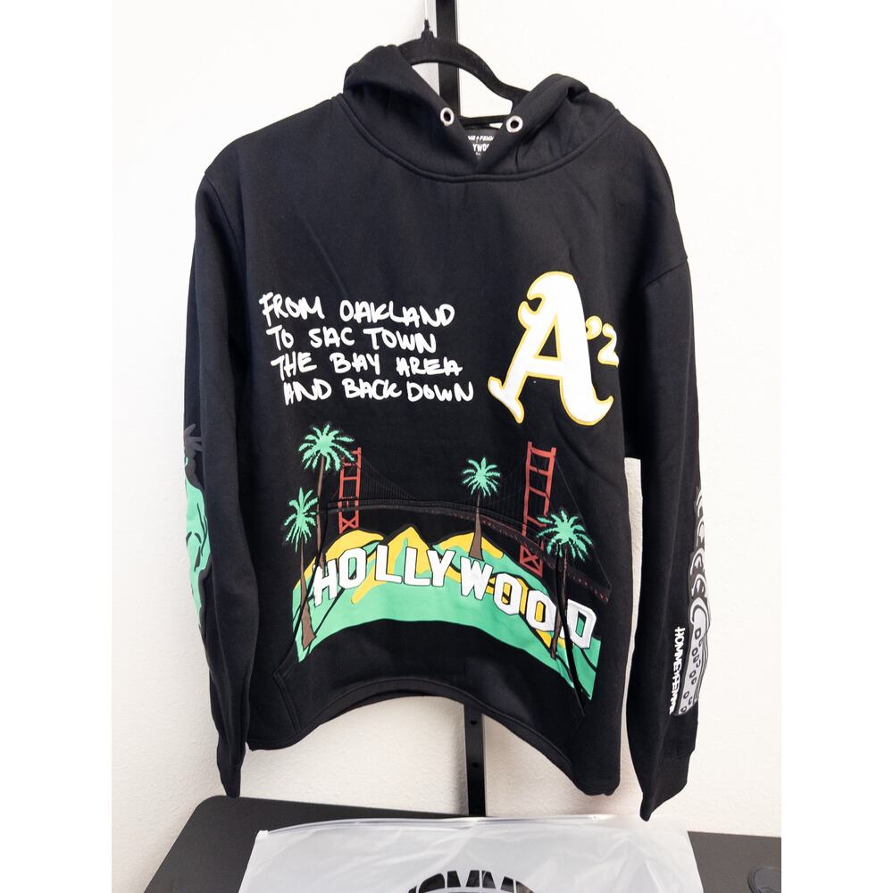 Homme + Femme Hollywood Black Hoodie, Size S Brand New w/ Tags